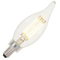 Westinghouse 4.5 watt 120 volt CA11 Candelabra Screw Base 3000K Natural White Clear LED Light Bulb