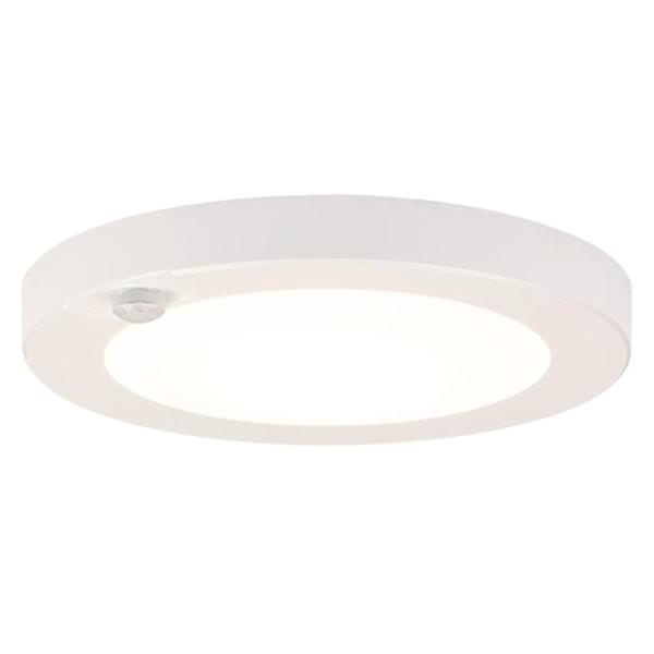 6" 7 watt 4000K Cool White Motion Sensor Flush Mount LED Fixture