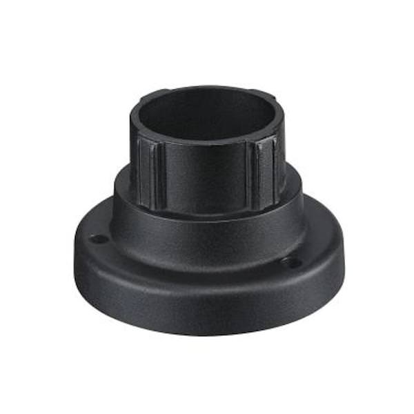 4.8" Textured Black Pedestal Mount for Post-Top Fixture