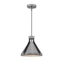 Westinghouse 1 Lamp Steel/Iron Pendant Light Fixture