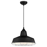 Westinghouse 1 Lamp 20 watt 3000K Natural White Black LED Chrome Cage Pendant Light Fixture