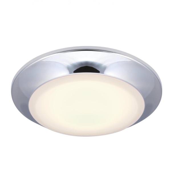 7.5" 16 watt CCT Selectable Chrome LED Ceiling Light Fixture