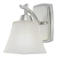 Westinghouse 1 Light Brushed Nickel Frosted Wall Light Fixture