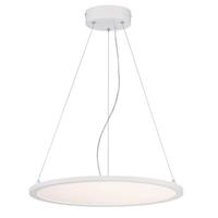 Westinghouse 24 watt 4000K Cool White Matte White Acrylic Disc LED Chandelier Light Fixture