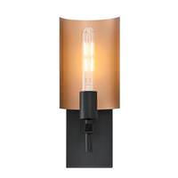 Westinghouse 1 Light Matte Black Metallic Bronze Accents Wall Light Fixture