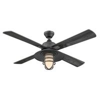 Westinghouse 52" 9 watt 3000K Natural White Aluminum Charcoal/Rustic Birch Blade LED Ceiling Fan with Remote Control