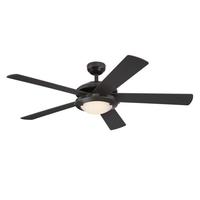 Westinghouse 52" 16 watt 3000K Natural White Espresso Reversible Espresso/Rich Walnut Blades Indoor LED Ceiling Fan 
