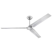 Westinghouse 72" 3 Brushed Nickel Blades Ceiling Fan Light Fixture