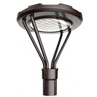 Above All Lighting 75 watt 120/277 volt Dark Bronze Finish with Glass Lens 4000K LED Outdoor Post Top Fixture