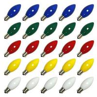 View C9 Intermediate Screw Base Ceramic Multi-Color (25 pack)