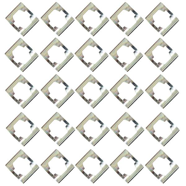 Candelabra (E12) Base Metal Mounting Clip (25 pack)