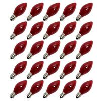 View C7 130 volt Candelabra Screw Base Transparent Fuschia (25 pack)