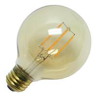 Luminance 2 watt 120 volt G25 Medium Screw Base 2200K Warm White Amber Dimmable LED