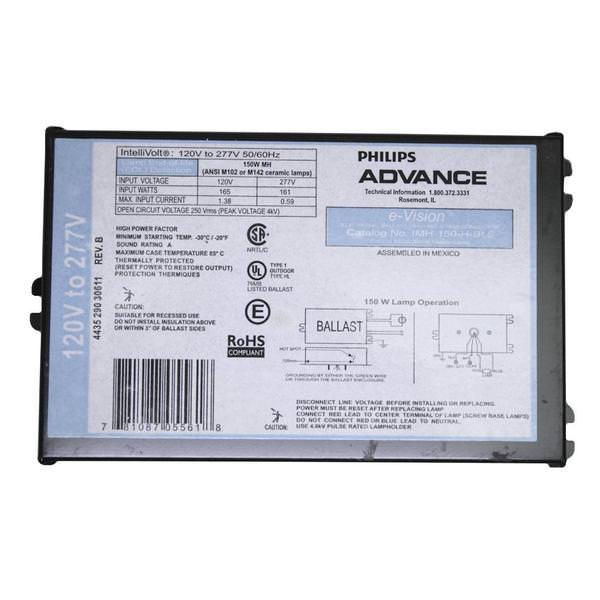 1 Lamp 150 watt 120/277 volt HID Ballast