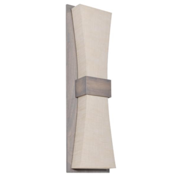 17 watt 120/277 volt Weathered Grey / Linen White Aberdeen Dimmable LED