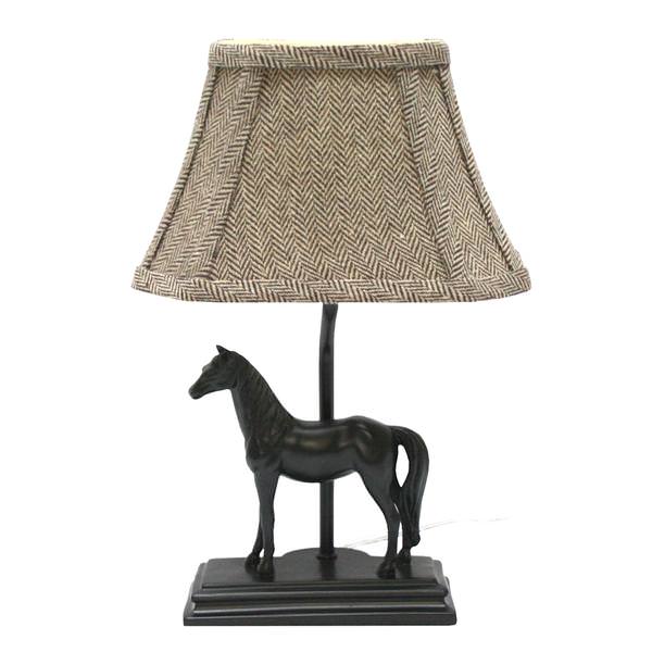 1 Light 14" Run For The Roses Accent Table Lamp