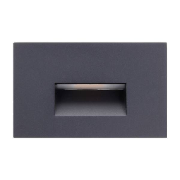 2 watt 120/277 volt Black or White Faceplates LED Step Light