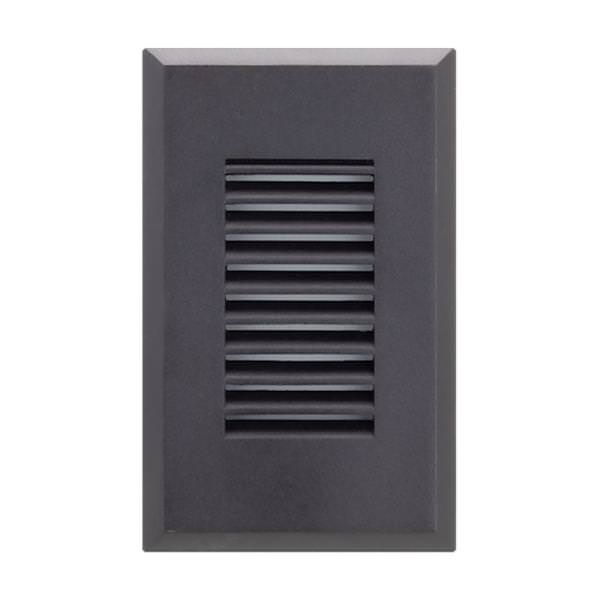 2 watt 120/277 volt Black or White Faceplates LED Step Light