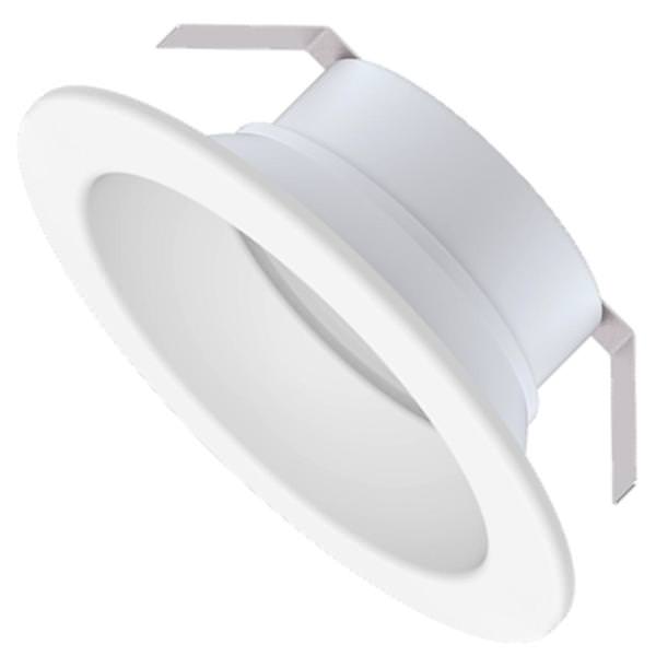 4" 10 watt 120 volt White 3000K Dimmable Flood LED Downlight Remodel Kit (12 Pack)