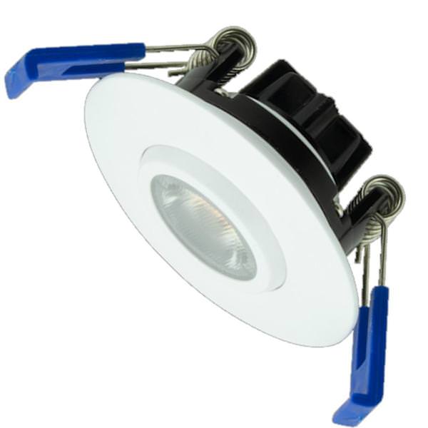 1" 5 watt 120 volt 2700K Warm White Gimbal Rotation White LED Downlight