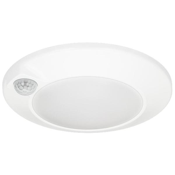 4" 9 watt 120 volt 3000K White Dimmable LED Flush Mount