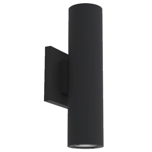 20 watt 120 volt 5000K Black Dimmable LED Outdoor Wall Sconce