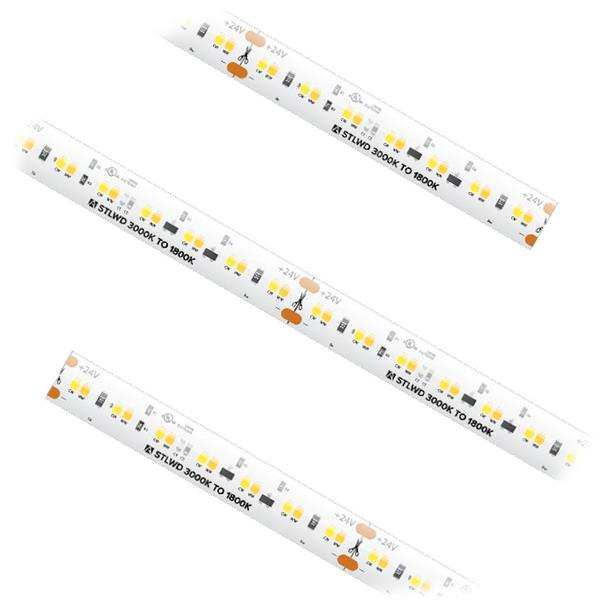 16.4' 3 watt 24 volt 1,800K-3,000K Tunable High Output Tunable Dimmable Tape Light