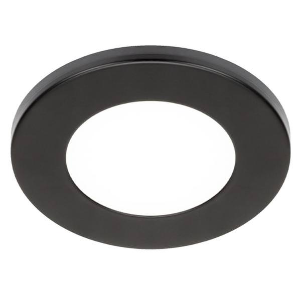 2.5 watt 24 volt Black 4000K Cool White LED Puck Light