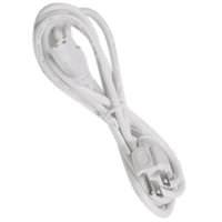 View 6' White American Lighting Power Cord