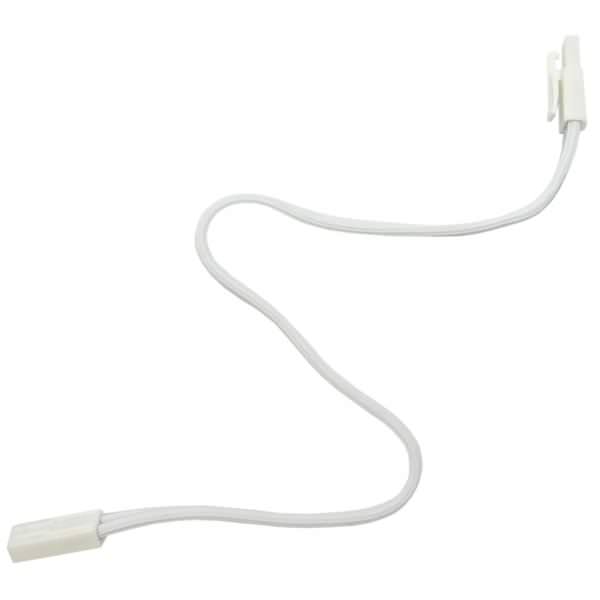 White 12" Linking Cable for American Lighting Puck Light Kit