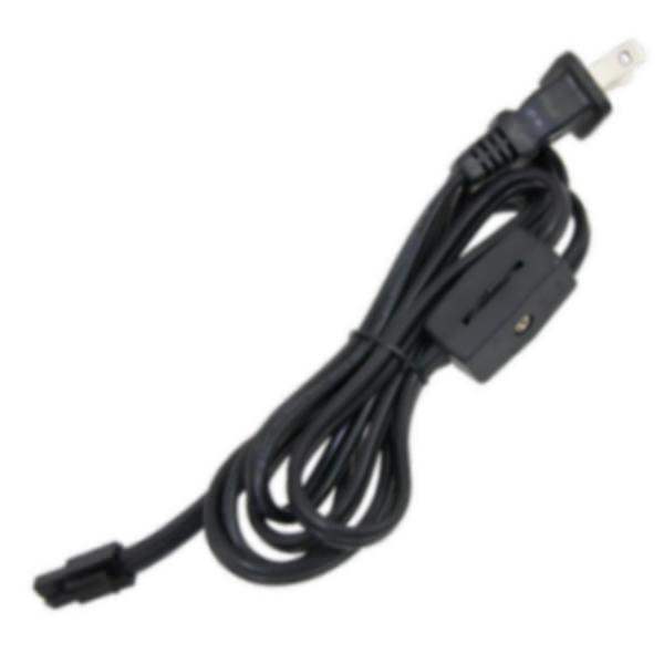 Black 6' Power Cord for American Lighting Puck Lights