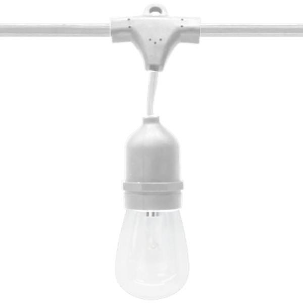 330' 25 watt 120 volt White String Medium Screw (E26) String Lights with Suspended Base