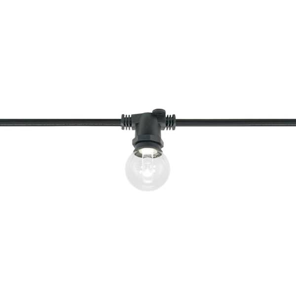 330' 10 watt 120 volt Black String Medium Screw (E26) String Lights