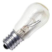 6 watt 75 volt S6 Candelabra Screw Base Clear