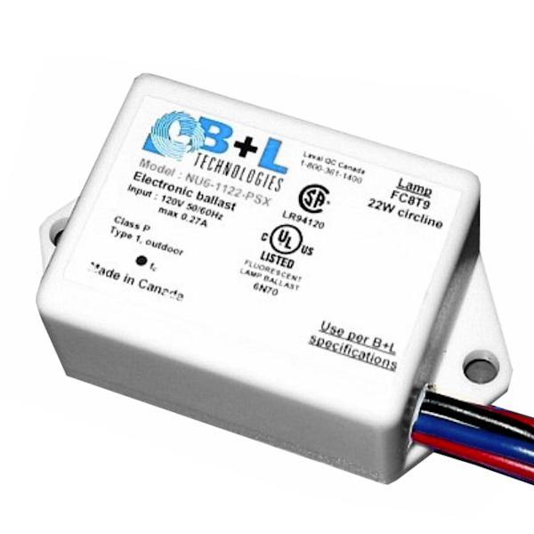 22 watt 120 volt T9 Nuance 6 Series Circline Fluorescent Ballast