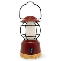 Bulbrite Soft White Light Rust Red Rechargeable Kibün Collection LED Cordless Lantern