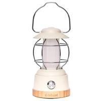 Bulbrite Soft White Light Tan Rechargeable Kibün Collection LED Cordless Lantern