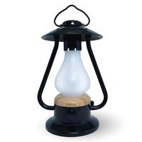 View Amber Light Black Rechargeable Kibün Bonfire Collection LED Cordless Lantern