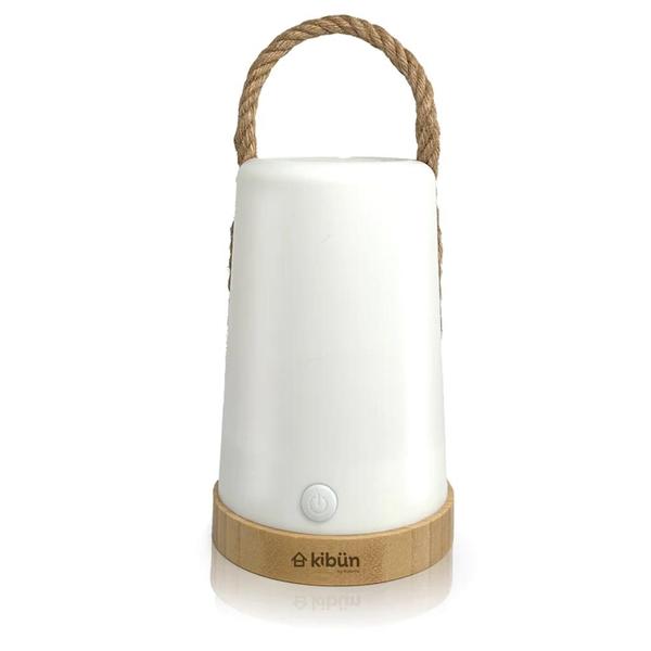 Amber Light White Rechargeable Kibün Groove Collection LED Cordless Lantern
