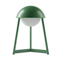 Bulbrite Warm White Moss Green Finish Rechargeable Kibün LED Cordless Indoor Table Lamp