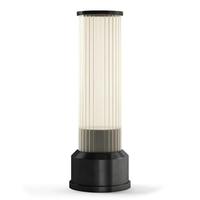 Bulbrite Warm White Graphite Finish Rechargeable Candlestick Kibün LED Cordless Indoor Table Lamp