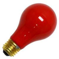 View 40 watt 120 volt A19 Medium Screw Base Red