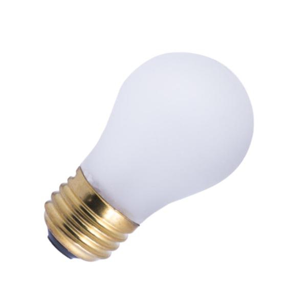 40 watt 130 volt A15 Medium Screw Base Frosted