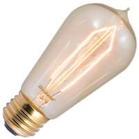 Bulbrite 40 watt 120 volt ST18 Medium Screw Base 2200K Amber Dimmable