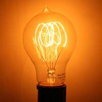 View 40 watt 120 volt A19 Quad Loop Filament Medium Screw Base 2200K (Victorian)