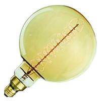 Bulbrite 60 watt 120 volt G63 Medium Screw Base Clear 2200K Dimmable Nostalgic Thread Filament