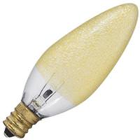 View 25 watt 120 volt B10 Candelabra Screw Base Amber Ice