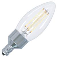 Bulbrite 4 watt 120 volt B11 Candelabra Screw Base 2200K-6500K Non-Dimmable LED