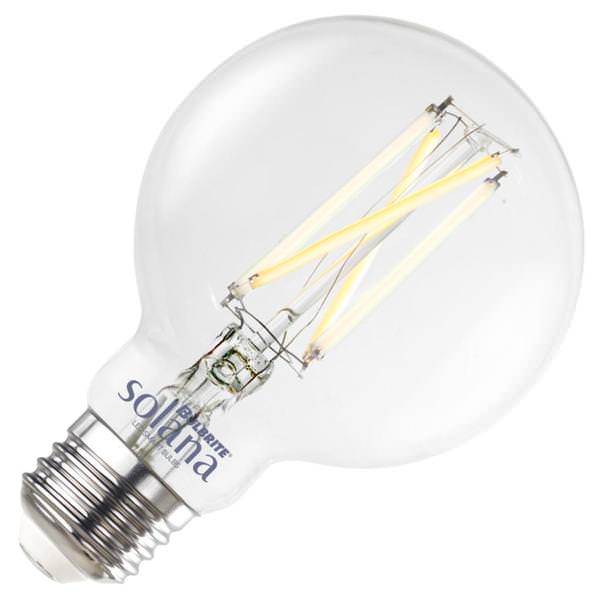 8 watt 120 volt G25 Medium Screw Base 2200K-6500K Non-Dimmable LED