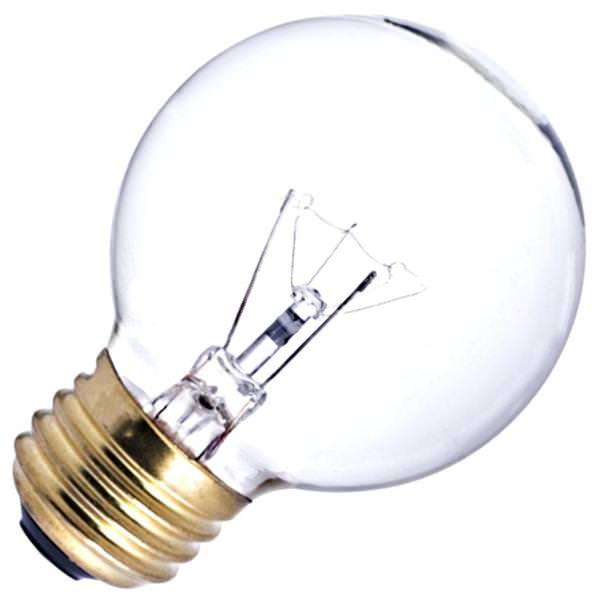 25 watt 125 volt G16.5 Medium Screw Base 2700K Warm White Dimmable